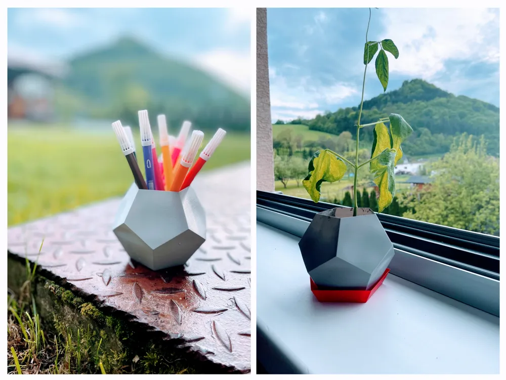 Hexagon Pen Cup